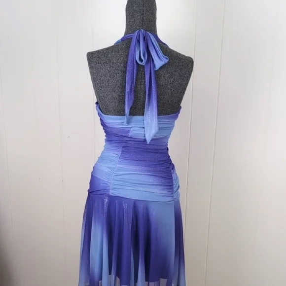 le chateau drop waist ruched mini dress XS - Picture 2 of 7